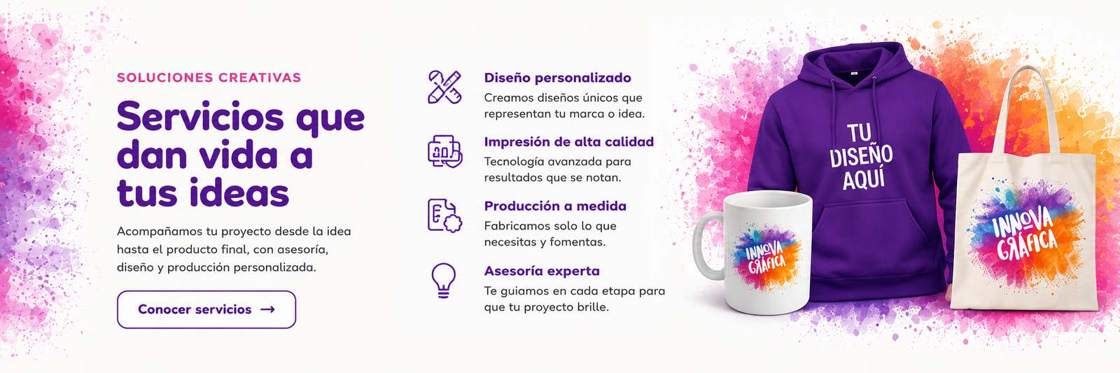 Soluciones creativas para tu proyecto